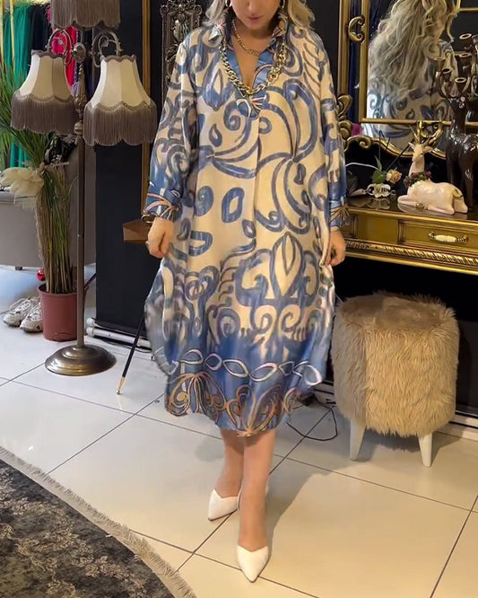 Eliane™ | Robe élégante à imprimé