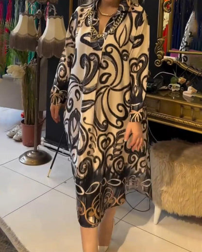 Eliane™ | Robe élégante à imprimé