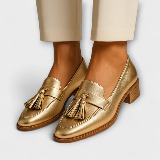Isabella™ | Mocassins dorés