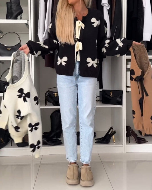 Hannah™ | Gilet élégant avec nœud