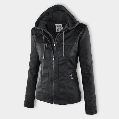 Désirée™ | Veste de motard à capuche