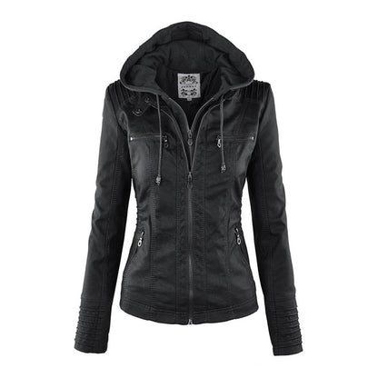 Désirée™ | Veste de motard à capuche