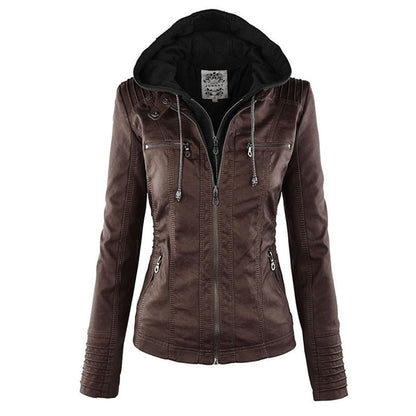 Désirée™ | Veste de motard à capuche