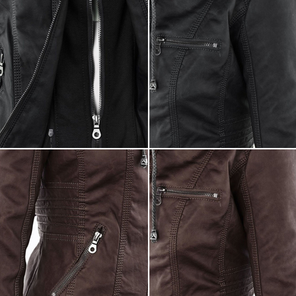 Désirée™ | Veste de motard à capuche