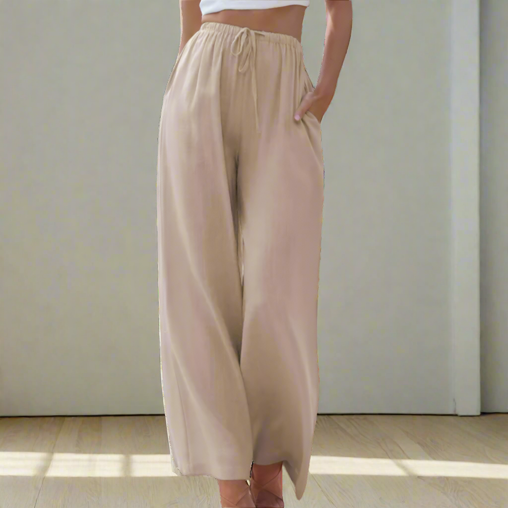 Lucienne™ | Pantalon en Lin Premium