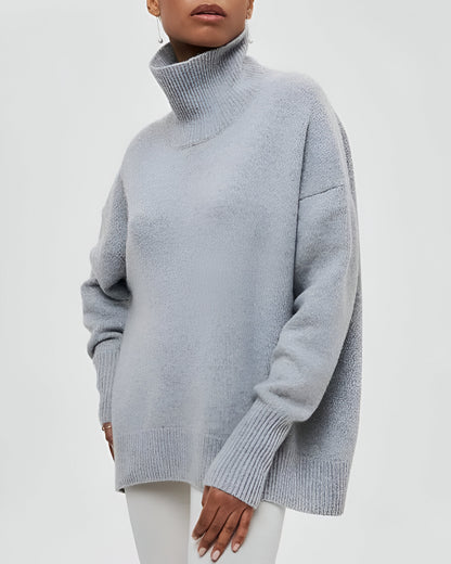 Liora™ | Pull à Col Roulé Coupe Ample