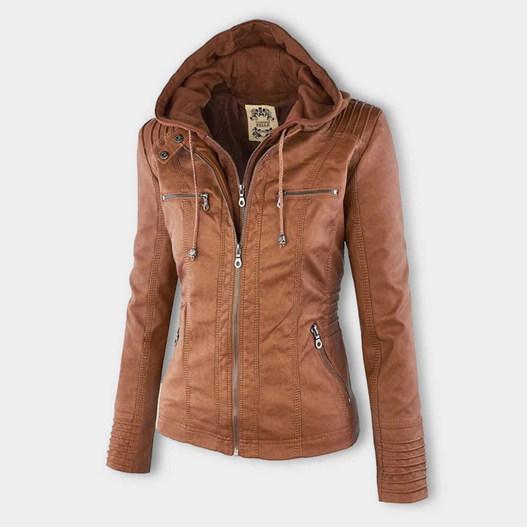 Désirée™ | Veste de motard à capuche
