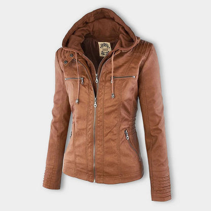 Désirée™ | Veste de motard à capuche