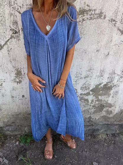 Lysiane™ | Robe Loose à Col en V