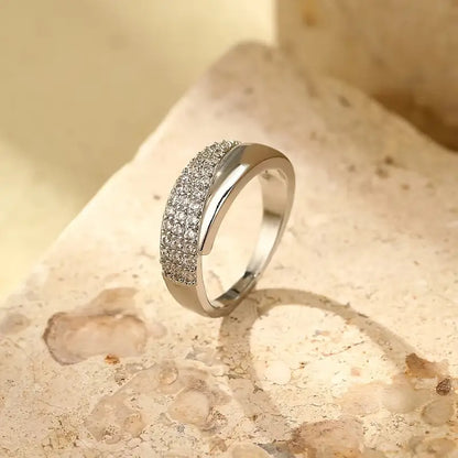 (1+1) Victoria™ | Bague avec pierres scintillantes