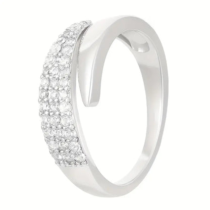 (1+1) Victoria™ | Bague avec pierres scintillantes