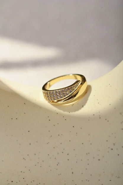 (1+1) Victoria™ | Bague avec pierres scintillantes