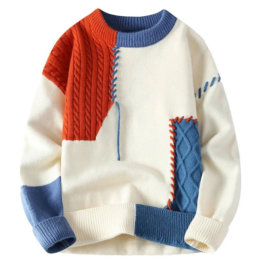 SOLÈNE™ | Pull Patchwork
