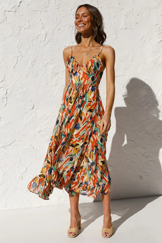 Gisèle™ | Robe Élégante aux Teintes Intemporelles