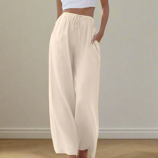 Lucienne™ | Pantalon en Lin Premium