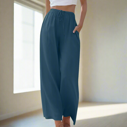 Lucienne™ | Pantalon en Lin Premium