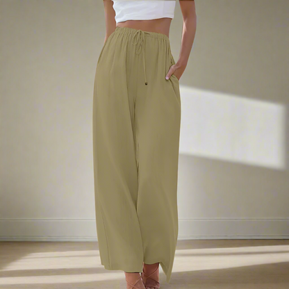 Lucienne™ | Pantalon en Lin Premium