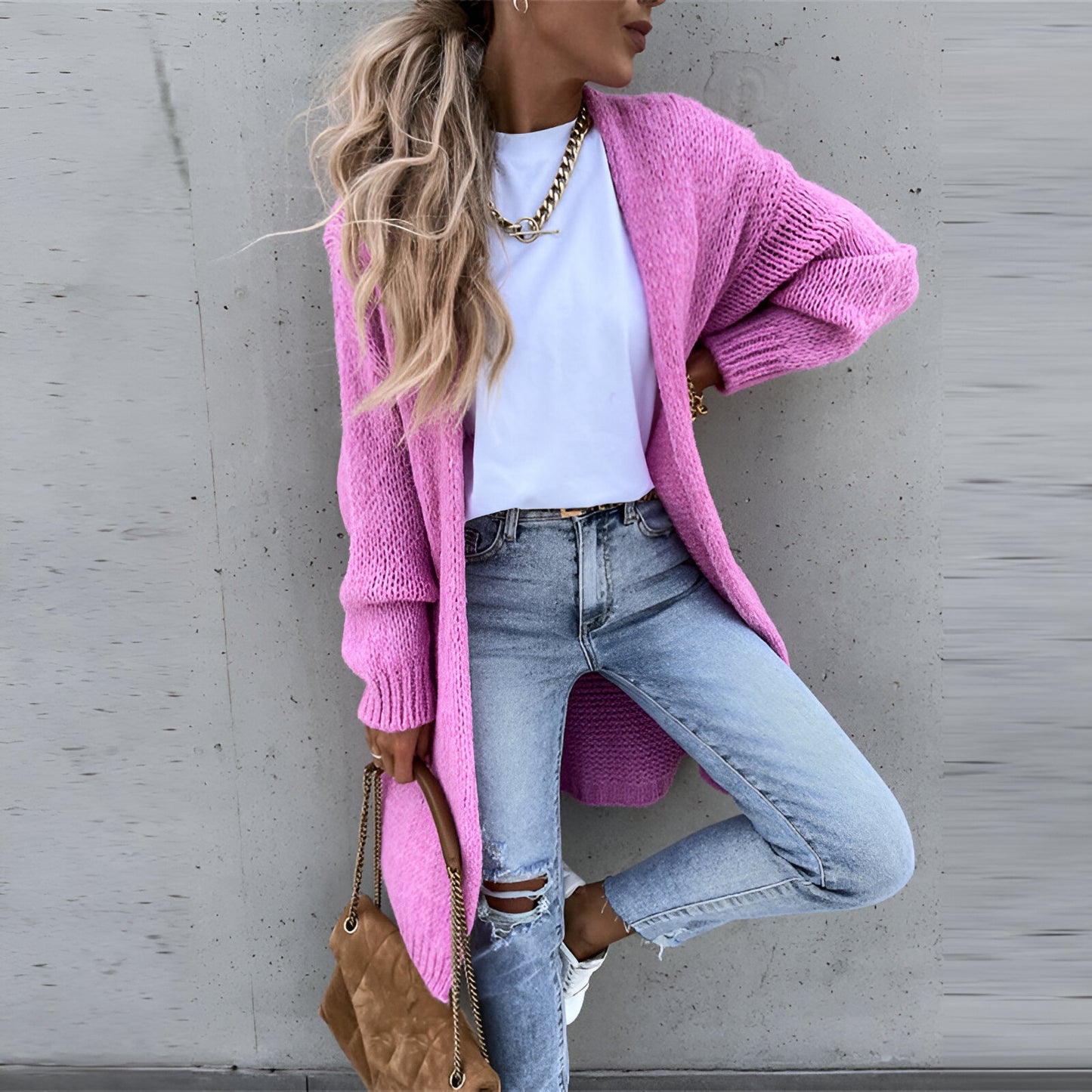 Elayna™ | Gilet Long et Chaud pour Femme