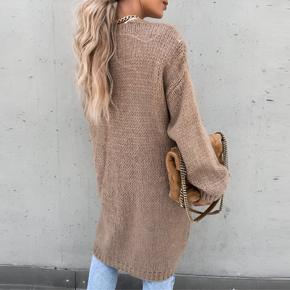 Elayna™ | Gilet Long et Chaud pour Femme