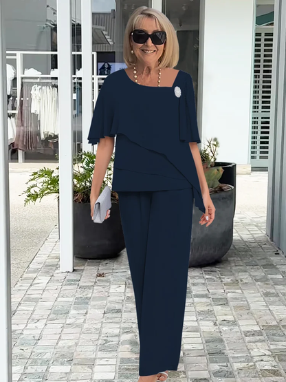 Amore™ | Ensemble à la mode en deux parties en Chiffon