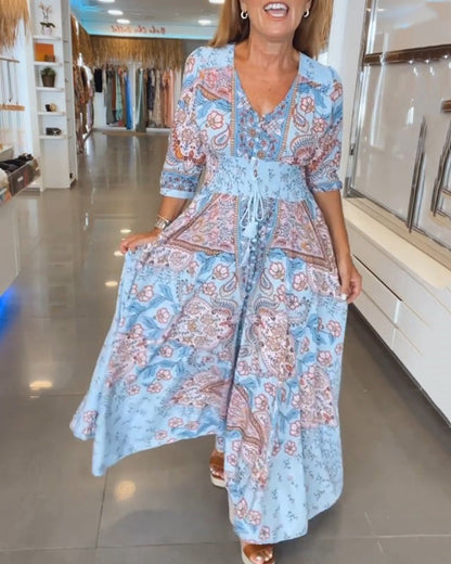 Louna™ | Robe à décolleté en V