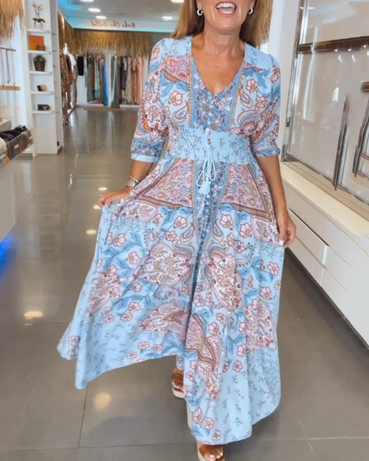 Louna™ | Robe à décolleté en V