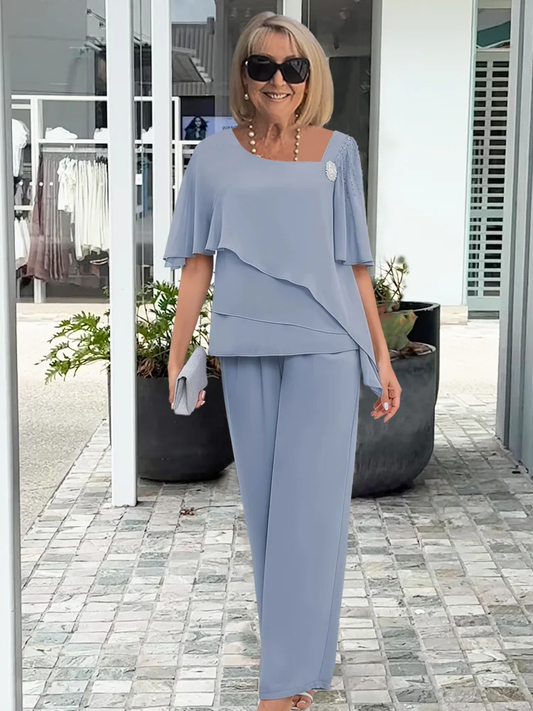 Amore™ | Ensemble à la mode en deux parties en Chiffon