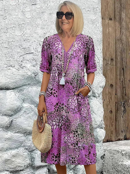 Lina™ | Robe légère avec décolleté en V