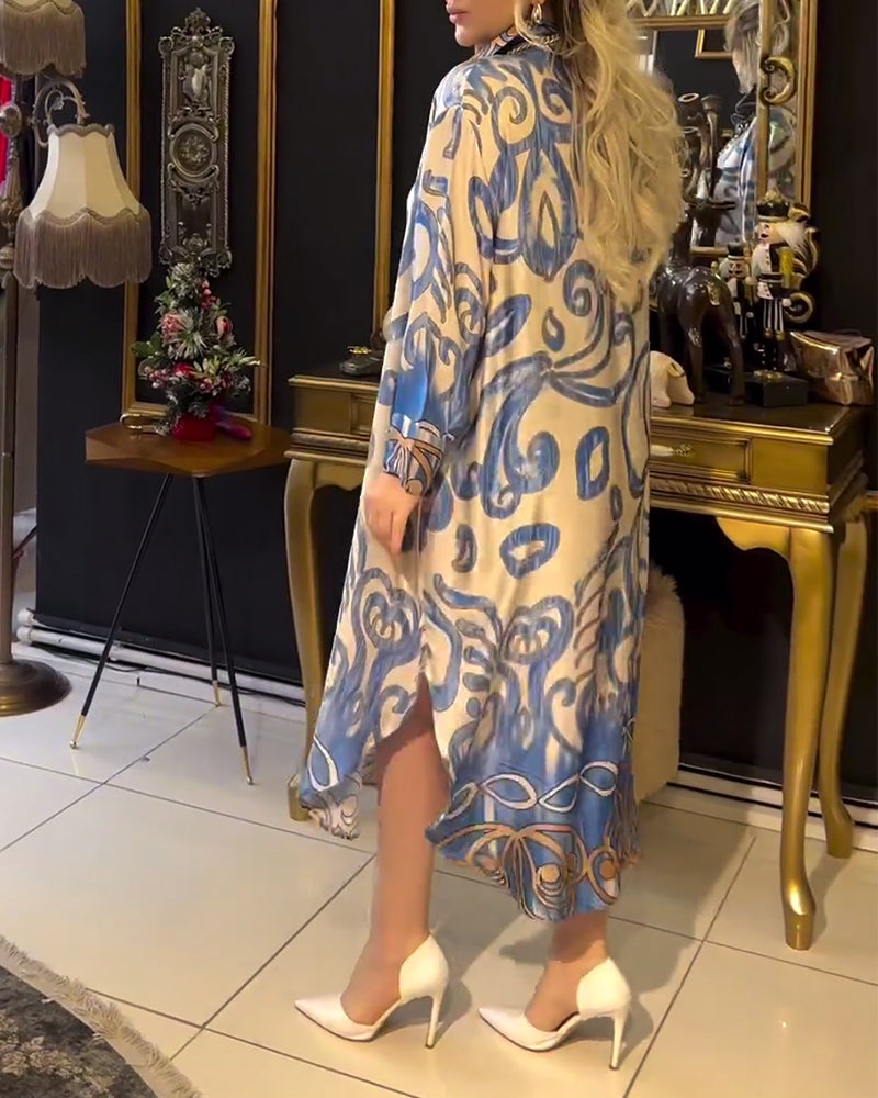 Eliane™ | Robe élégante à imprimé