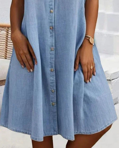 Salomé™ | Robe Chemise Denim