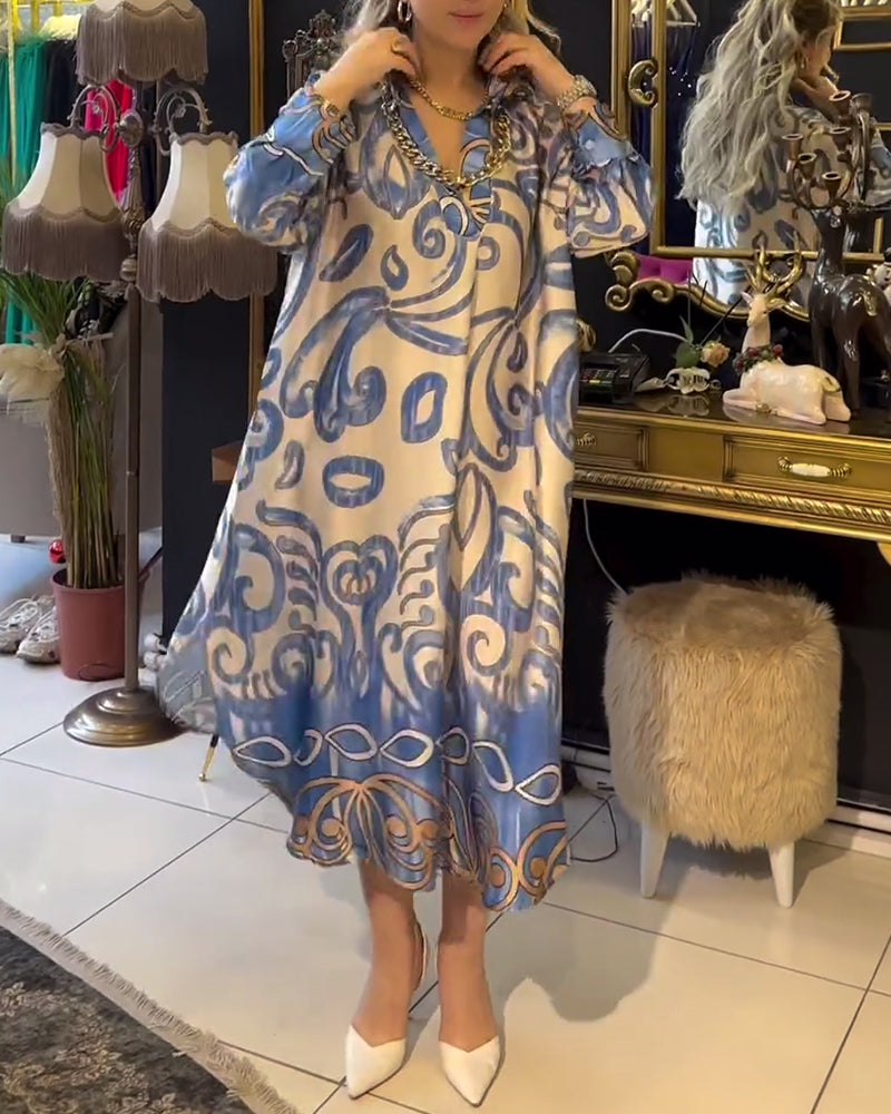 Eliane™ | Robe élégante à imprimé