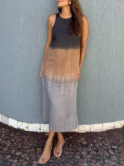 Aurelia™ | Robe Élégante avec Imprimé Naturel