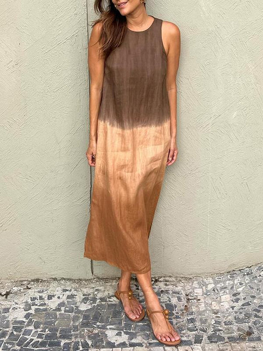 Aurelia™ | Robe Élégante avec Imprimé Naturel