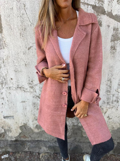 SOLÈNE™ | Manteau en Laine Classique Moderne