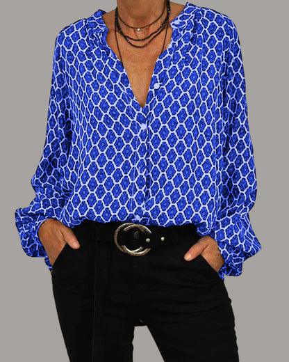 Diana™ | Blouse Classique à Col V