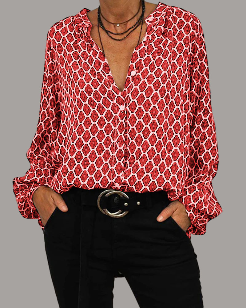 Diana™ | Blouse Classique à Col V