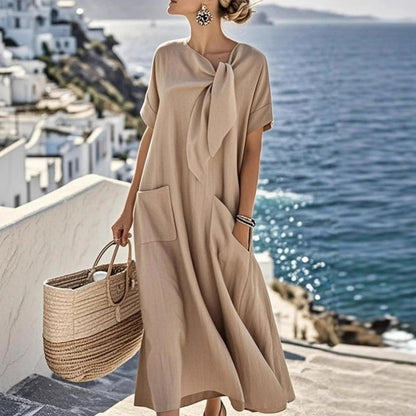 Emilia™ | Robe maxi avec nœud