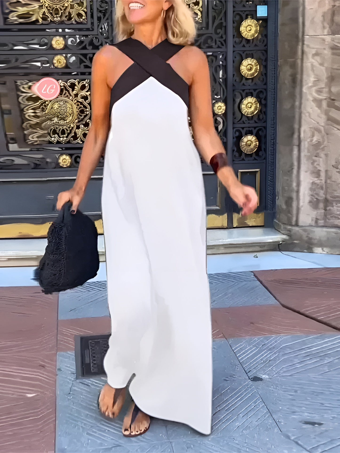 Amélie™ | Élégante Robe d’Été à Encolure Croisée
