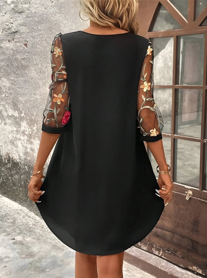 Charlotte™  | Robe d'été élégante avec des manches ornées