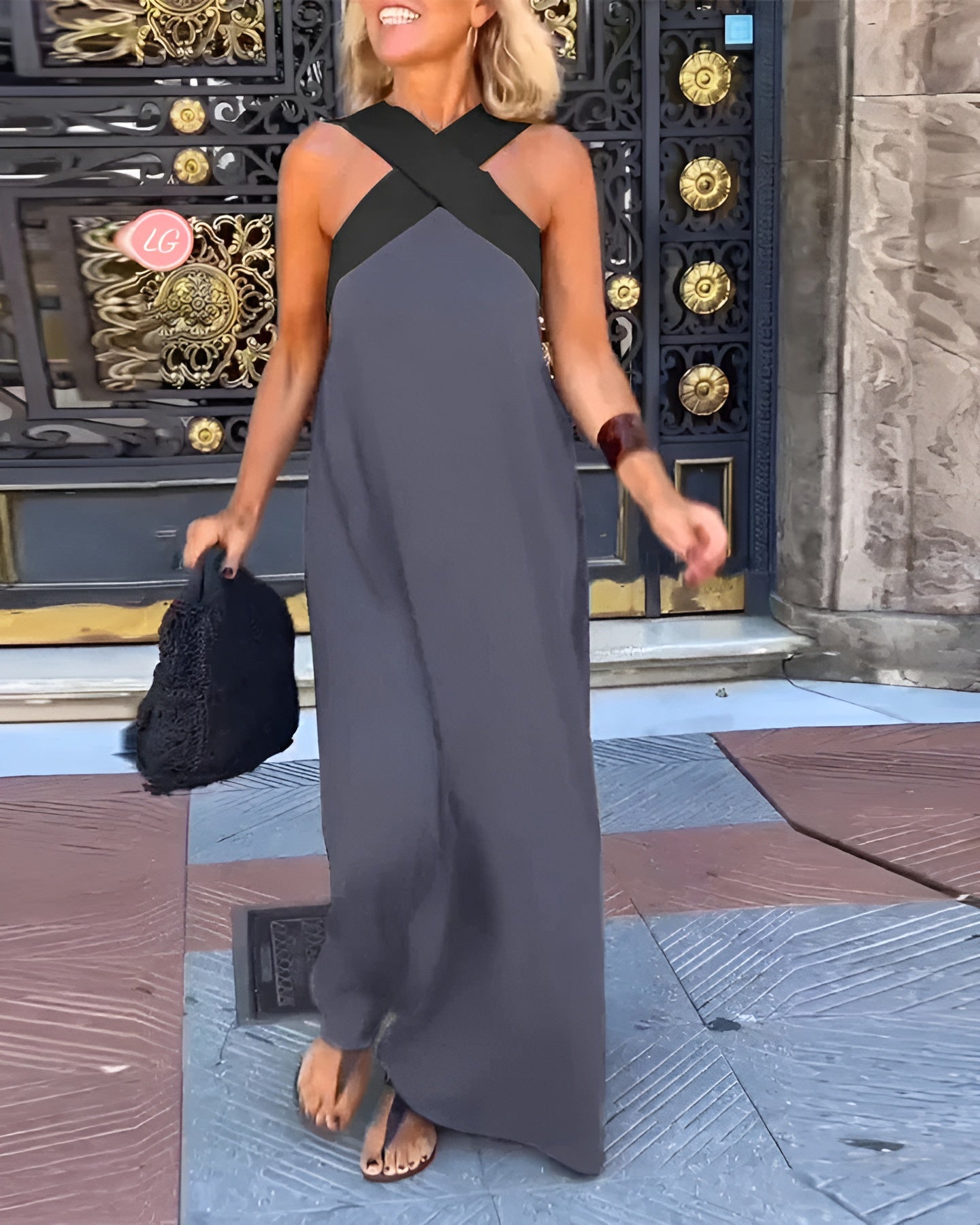 Amélie™ | Élégante Robe d’Été à Encolure Croisée