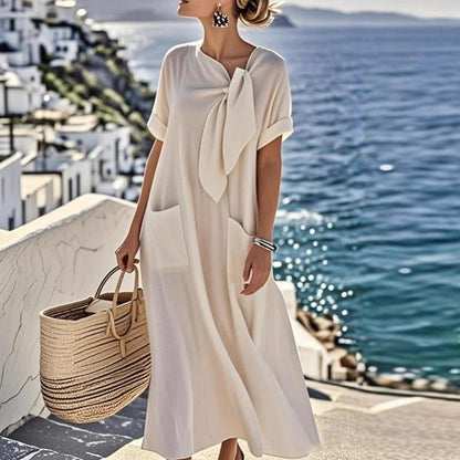 Emilia™ | Robe maxi avec nœud