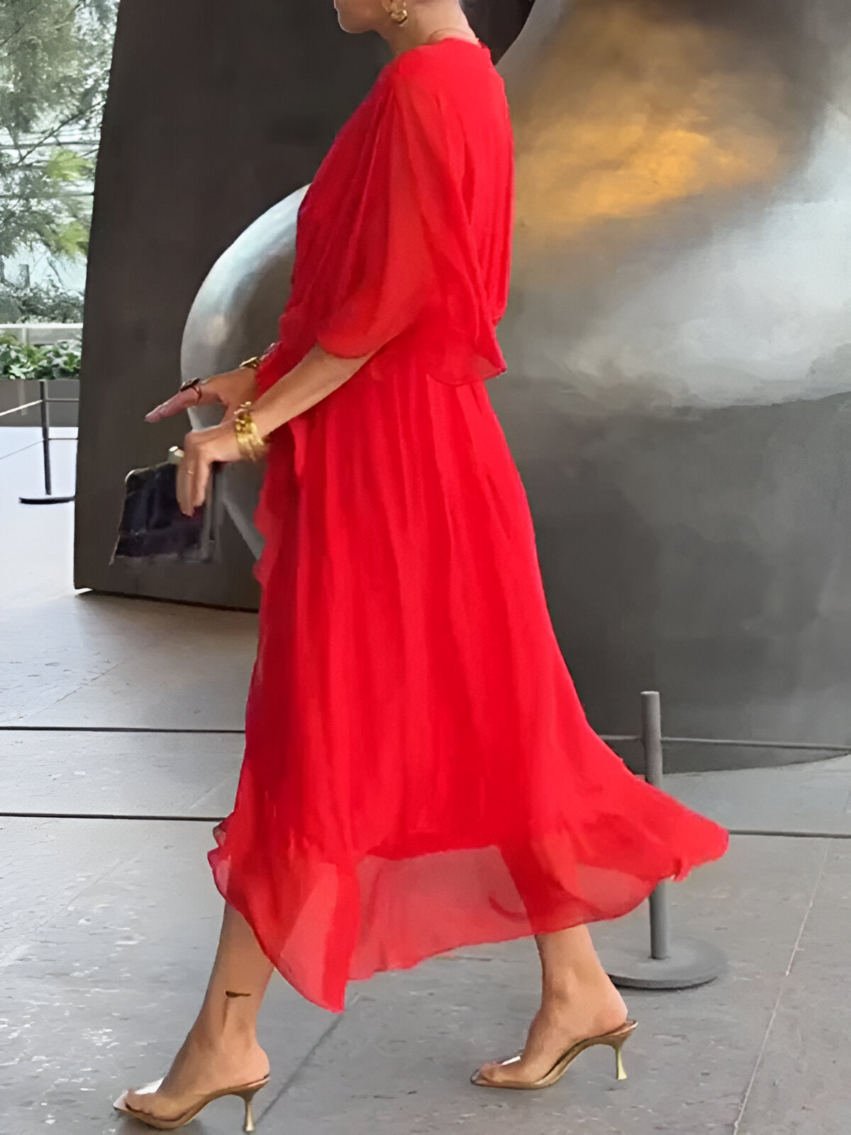 Monica™ | Robe à décolleté en V
