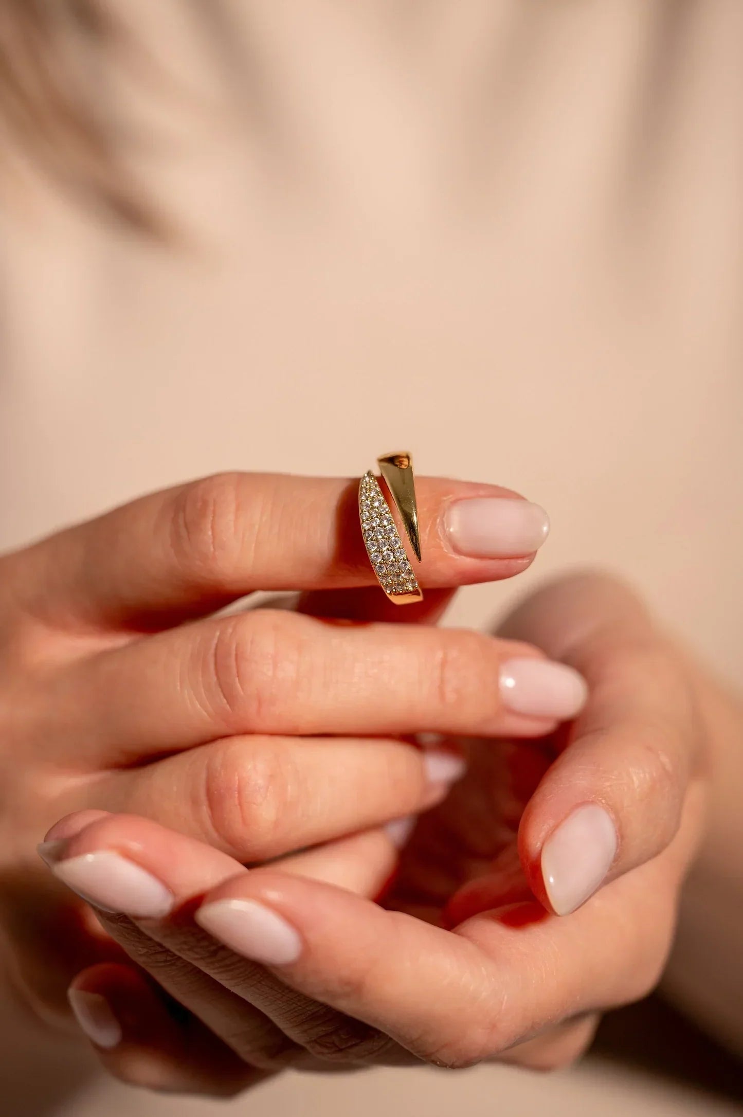 (1+1) Victoria™ | Bague avec pierres scintillantes