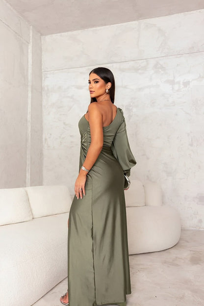 Colette™ | Robe Élégante À Une Épaule